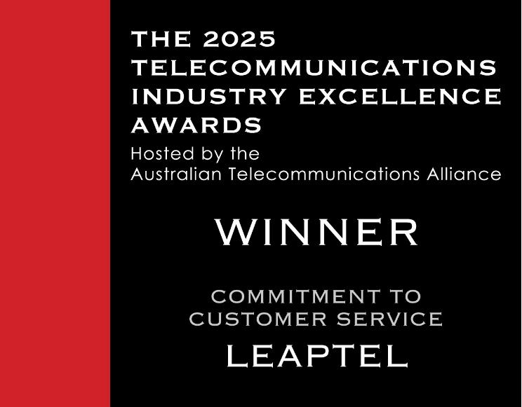 Award-Winning Service: Leaptel Wins 2025 Commitment to Customer Service Award